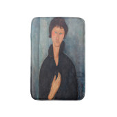 Amedeo Modigliani - Frau mit blauen Augen Badematte (Vorderseite Vertikal)