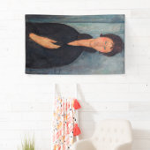 Amedeo Modigliani - Frau mit blauen Augen Banner (Insitu)