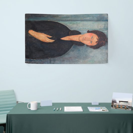 Amedeo Modigliani - Frau mit blauen Augen Banner (Messeveranstaltung)