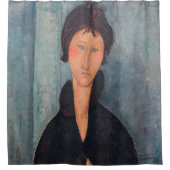 Amedeo Modigliani - Frau mit blauen Augen Duschvorhang (Vorderseite)