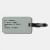 Amedeo Modigliani - Frau mit blauen Augen Gepäckanhänger (Rückseite horizontal)