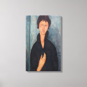 Amedeo Modigliani - Frau mit blauen Augen Leinwanddruck (Vorderseite)