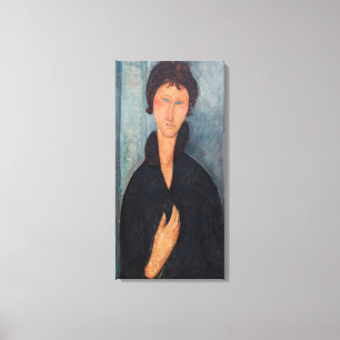 Amedeo Modigliani - Frau mit blauen Augen Leinwanddruck
