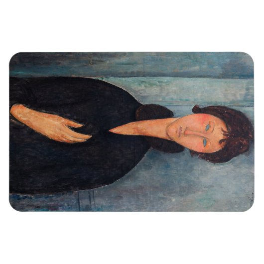 Amedeo Modigliani - Frau mit blauen Augen Magnet (Horizontal)