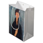 Amedeo Modigliani - Frau mit blauen Augen Mittlere Geschenktüte (Vorderseite Schrägansicht)