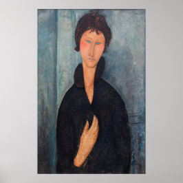Amedeo Modigliani - Frau mit blauen Augen Poster