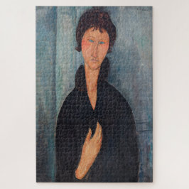 Amedeo Modigliani - Frau mit blauen Augen Puzzle
