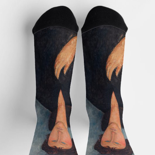 Amedeo Modigliani - Frau mit blauen Augen Socken (Oben)