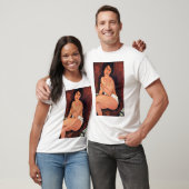 Amedeo Modigliani Große sitzende Frau T-Shirt (Unisex)
