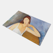 Amedeo Modigliani - Jeanne Hebuterne Fußmatte (Schrägansicht)