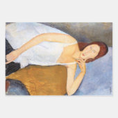 Amedeo Modigliani - Jeanne Hebuterne Geschenkpapier Set (Vorderseite 2)