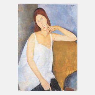 Amedeo Modigliani - Jeanne Hebuterne Geschenkpapier Set