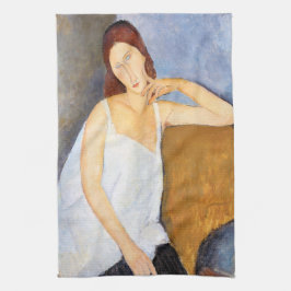 Amedeo Modigliani - Jeanne Hebuterne Geschirrtuch