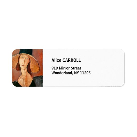 Amedeo Modigliani - Jeanne Hebuterne in Large Hat (Vorne)