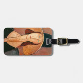 Amedeo Modigliani - Jeanne Hebuterne in Large Hat Gepäckanhänger (Vorderseite horizontal)