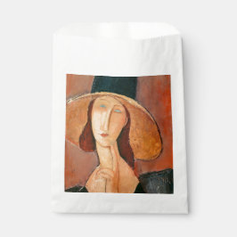 Amedeo Modigliani - Jeanne Hebuterne in Large Hat Geschenktütchen