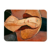 Amedeo Modigliani - Jeanne Hebuterne in Large Hat Magnet (Horizontal)