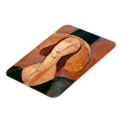 Amedeo Modigliani - Jeanne Hebuterne in Large Hat Magnet (Linke Seite)