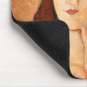 Amedeo Modigliani - Jeanne Hebuterne in Large Hat Mousepad (Ecke)