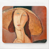 Amedeo Modigliani - Jeanne Hebuterne in Large Hat Mousepad (Vorne)