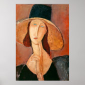 Amedeo Modigliani - Jeanne Hebuterne in Large Hat Poster (Vorne)