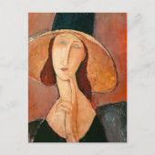 Amedeo Modigliani - Jeanne Hebuterne in Large Hat Postkarte (Vorderseite)