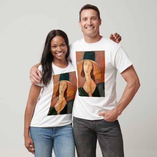 Amedeo Modigliani - Jeanne Hebuterne in Large Hat T-Shirt (Unisex)