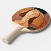 Amedeo Modigliani - Jeanne Hebuterne in Large Hat Tischtennis Schläger (Vorderseite)