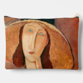 Amedeo Modigliani - Jeanne Hebuterne in Large Hat Zubehörtasche (Rückseite)