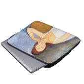 Amedeo Modigliani - Jeanne Hebuterne Laptopschutzhülle (Vorne Knopf)