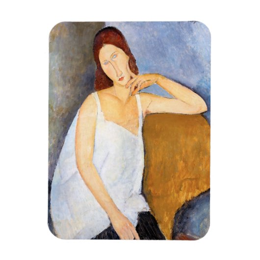 Amedeo Modigliani - Jeanne Hebuterne Magnet (Vertikal)