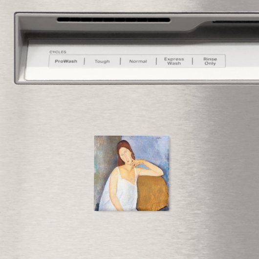 Amedeo Modigliani - Jeanne Hebuterne Magnet (In Situ (Geschirrspüler))