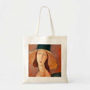 Amedeo Modigliani - Jeanne Hebuterne mit großer Hu Tragetasche