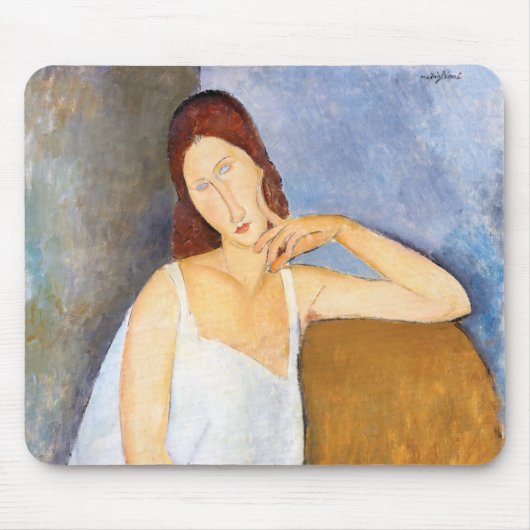 Amedeo Modigliani - Jeanne Hebuterne Mousepad (Vorne)