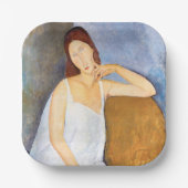 Amedeo Modigliani - Jeanne Hebuterne Pappteller (Vorderseite)