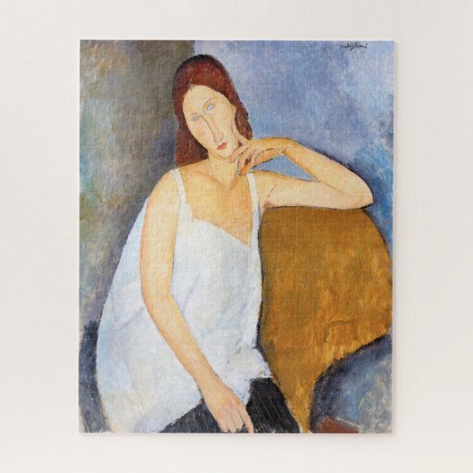 Amedeo Modigliani - Jeanne Hebuterne Puzzle (Vertikal)
