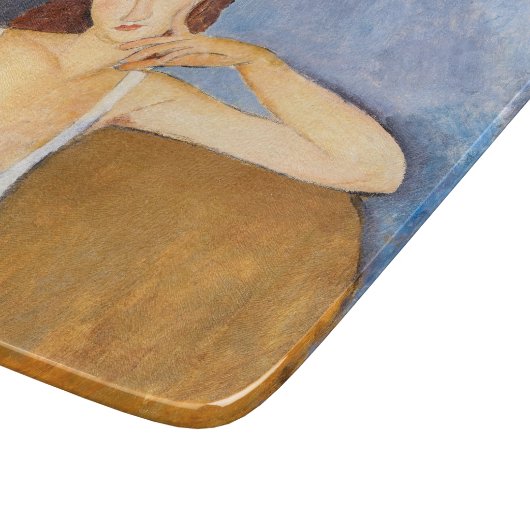 Amedeo Modigliani - Jeanne Hebuterne Schneidebrett (Ecke)