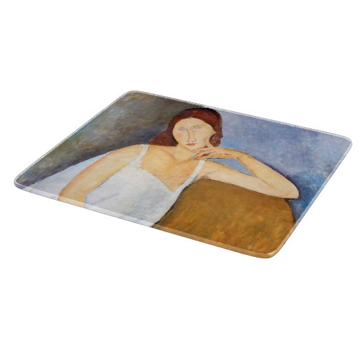 Amedeo Modigliani - Jeanne Hebuterne Schneidebrett (Ecke)
