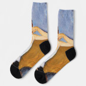 Amedeo Modigliani - Jeanne Hebuterne Socken (Linkes Detail)