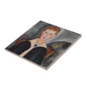 Amedeo Modigliani - Junge im Matrosenanzug Fliese (Seite)