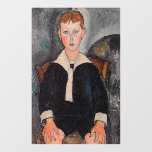 Amedeo Modigliani - Junge in Sailor Anzug Fensteraufkleber (Blatt)
