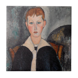 Amedeo Modigliani - Junge in Sailor Anzug Fliese
