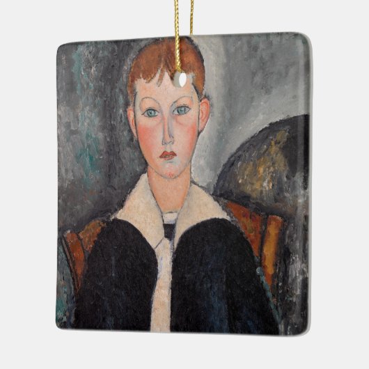 Amedeo Modigliani - Junge in Sailor Anzug Keramikornament (Links)