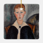 Amedeo Modigliani - Junge in Sailor Anzug Keramikornament (Rückseite)
