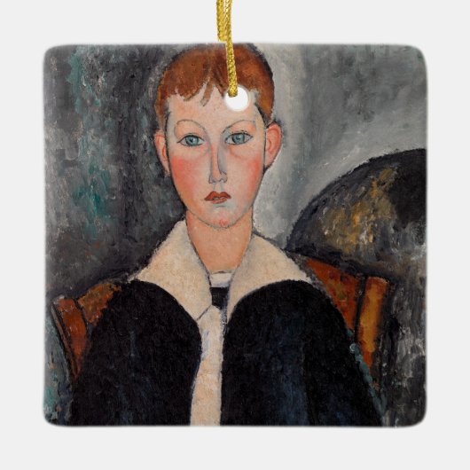 Amedeo Modigliani - Junge in Sailor Anzug Keramikornament (Vorderseite)