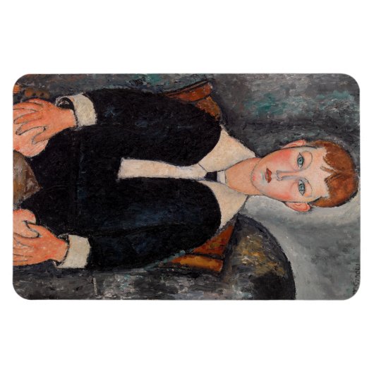 Amedeo Modigliani - Junge in Sailor Anzug Magnet (Horizontal)