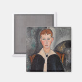 Amedeo Modigliani - Junge in Sailor Anzug Magnet (Vorderseite/Rückseite)