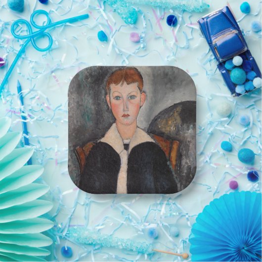 Amedeo Modigliani - Junge in Sailor Anzug Pappteller (Party)