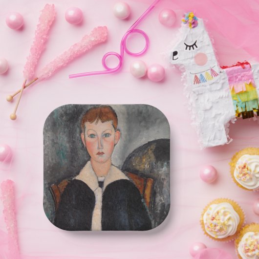 Amedeo Modigliani - Junge in Sailor Anzug Pappteller (Party)