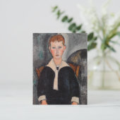 Amedeo Modigliani - Junge in Sailor Anzug Postkarte (Stehend Vorderseite)